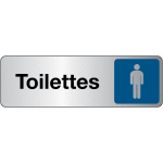 Signal�tique de porte - toilettes homme
