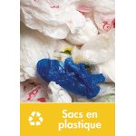 Signaltique recyclage - sacs en plastique