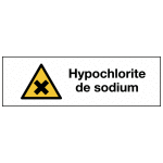 Signalisation des produits dangereux - hypochlorite de sodium