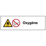 Signalisation des produits dangereux iso 7010 - oxyg�ne - w028 / p002