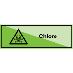 Signalisation photoluminescente de produits dangereux - chlore
