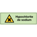 Signalisation photoluminescente de produits dangereux - hypochlorite de sodium