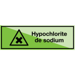 Signalisation photoluminescente de produits dangereux - hypochlorite de sodium