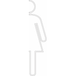 Silhouette - contour pour wc femme