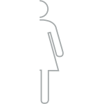 Silhouette - contour pour wc femme