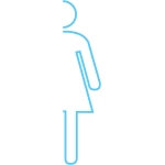 Silhouette - contour pour wc femme
