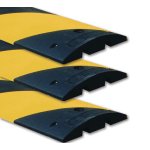 Prix spcial - lot de 3 ralentisseurs monobloc noir et jaune