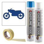 Prix sp�cial - kit pochoir symbole moto et peintures