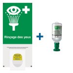 Station de lavage oculaire avec pictogramme