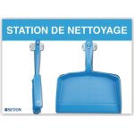 Station de nettoyage shadowboard avec pelle et balayette