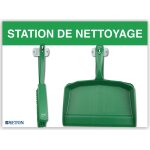 Station de nettoyage shadowboard avec pelle et balayette