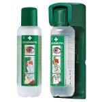 Support mural avec 2 flacons rince - ?il solution neutralisante