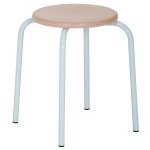 Tabouret en bois pour vestiaire