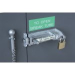 Verrou destructible avec tube en c�ramique