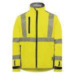 Veste softshell haute visibilit� avec manches amovibles