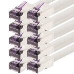 0, 15 m - c�ble r�seau cat6a superflex ethernet gigabit lan rj45 cat6 a c�ble patch 10000 mbit s sftp ...