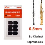 0, 5 mm noir s - coussinet buccal de saxophone confortable, clarinette, coussinet dentaire, , en bakélite, ... 0, 5 mm noir s - coussinet buccal de saxophone confortable, clarinette, coussinet dentaire, , en bakélite, ...