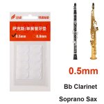 0, 5 mm transparent s - coussinet buccal de saxophone confortable, clarinette, coussinet dentaire, , ...