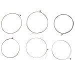 (. 008 - . 038) pouces nickel - plaqu� boule - bout 6 pcs / ensemble cordes blanches pour guitare musicale ...