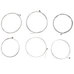 (. 008 - . 038) pouces nickel - plaqu boule - bout 6 pcs / ensemble cordes blanches pour guitare musicale ...