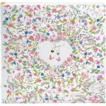 08 035 charming heart album photo de mariage avec 60 pages blanches et intercalaires en cristal motif ...