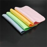 1 / 3 / 5pcs color cleaner nettoyez lunettes lentille chiffon lingettes pour lunettes de soleil en microfibre ...