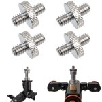 1 / 4  - 20 � 1 / 4  - 20 vis d'adaptateur m�le - femelle, 4 packs, adaptateur m�le - m�le, douilles ...