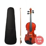 1 / 4 violon mat / violon brillant etudiant violon avec etui + ensemble d'arc pour biginner violon apprenant ...