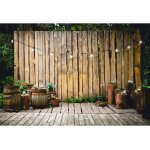 1, 5x1m vinyle toile de fond mur de bois ray� parquet barils tas de bois fond de studio de mariage photo ...
