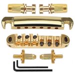 1 6 cordes guitare tune - o - chevalet et cordier avec poteaux pour guitare electrique sg lp, or