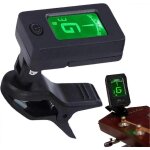 1 accordeur a clip pour guitare, accordeurs de guitare a pince, accordeur num�rique pour guitare electrique, ...