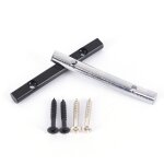 1 ensemble barre de retenue de cordes de guitare �lectrique en m�tal avec 2 pi�ces de guitare � vis de ...