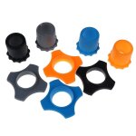 1 ensemble silicone anti - d�rapant rouleau anneau bas manchon kit pour microphone portable mini mignon ...