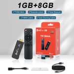 1 go 8 go - tv98 mini tv stick, android 12. 1, 4k, hd, 2g, 16g, 2. 4g, 5g, r�cepteur tv, d�codeur, smart ...