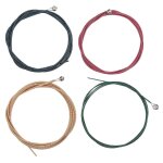 1 jeu de 4 cordes de guitare avec remplacement en métal a bout sphérique pour basse electrique folk acoustique ... 1 jeu de 4 cordes de guitare avec remplacement en métal a bout sphérique pour basse electrique folk acoustique ...
