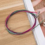 1 jeu de 6 cordes de guitare en cuivre 1 - 6 pour fil d'acier classique, pi�ces de guitare folk acoustique ...