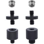 1 jeu d'adaptateurs filet�s pour tr�pied 1 / 4  vers 3 / 8 , adaptateur de tr�pied de 3 / 8  � 1 / 4 , ...