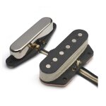 1 jeu de micros pour guitare electrique, manche / chevalet, 7, 5 khz / 7, 6 khz, pour tl alnico 5