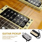 1 jeu de micros humbucker pour guitare electrique, chevalet alnico