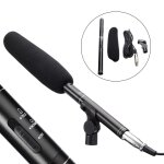 1 jeu de microphones � condensateur 100hz - 16khz g18, port�e effective de 3 m�tres, pour cam�ra dslr, ...
