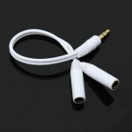 1 male  2 femelle jack ecouteur casque y splitter adaptateur audio cble stro