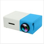 1 mini projecteur led bleu full hd pour tlphone portable, pour home cinma, pour usage extrieur