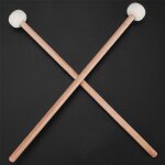 1 paire de baguettes en feutre baguettes d baguettes avec manche en bois pour accessoires d'inspection ...