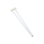 1 paire de baguettes de tambour de tête timbales blanches feutres dâ¿instrument de percussion pratique ... 1 paire de baguettes de tambour de tête timbales blanches feutres dâ¿instrument de percussion pratique ...
