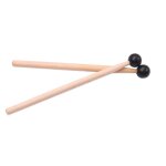 1 paire tongue steel drum xylophone mallets tuning fork wooden rod mallet pour percussion instrument ...