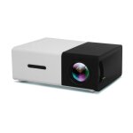 1 pcs noir mini projecteur de led, tlphone mobile vido - projecteur full hd pour le cinma  domicile, ...