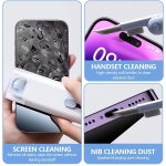 1 pcs set kit nettoyage clavier, gadgets de bureau, brosse de nettoyage a 7 fonctions, pour tablette ... 1 pcs set kit nettoyage clavier, gadgets de bureau, brosse de nettoyage a 7 fonctions, pour tablette ...