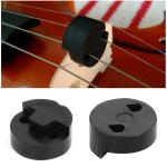 1 pice de violon acoustique en caoutchouc muet violon silencieux pour outils de violon sourdine noir ...