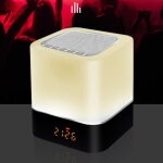 1 portable bluetooth rveil avec haut - parleur bluetooth, bruit blanc lampe de chevet pour bb, multicolore ...