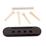 1 set ukulele bridge saddle ukulele fittings ukulele kits de pices ukulele accessoires decrou